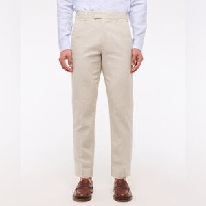 The A&F Collins Slim Linen-Blend Suit Pant